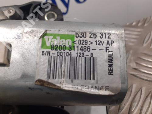 Rear wiper motor RENAULT CLIO III (BR0/1, CR0/1)  | BP8117802M102 