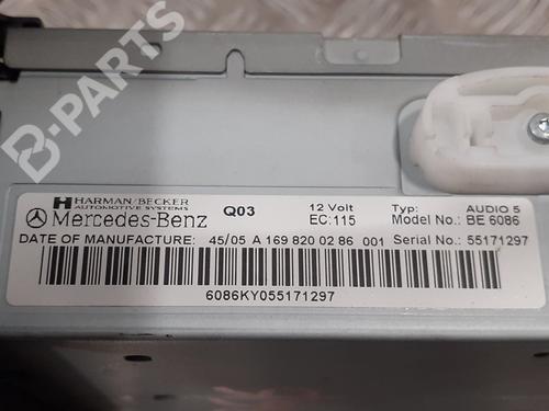 Radio MERCEDES-BENZ A-CLASS (W169) A 160 CDI (169.006, 169.306) | BP8270559E6 