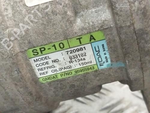 AC compressor CHEVROLET AVEO / KALOS Hatchback (T250, T255) 1.2 | BP37793439M34 - Image 2
