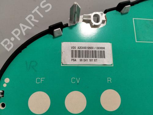 Instrument cluster CITROËN C3 II (SC_) 1.6 HDi | BP35920556C47 - Image 3