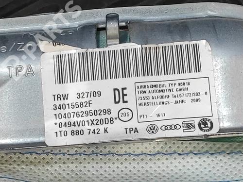Høyre gardin kollisjonspute VW TOURAN (1T1, 1T2) 1.9 TDI | BP11568069C12 