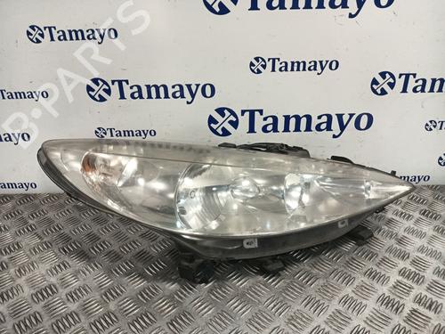 Used Right headlight PEUGEOT 207 (WA_, WC_) 1.6 HDi (90 hp) 30911854