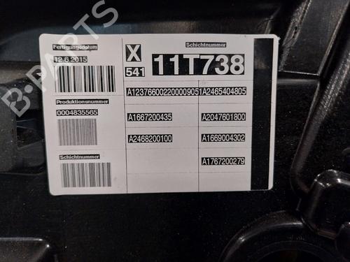 Front right window mechanism MERCEDES-BENZ GLA-CLASS (X156)  | BP27204862C23 