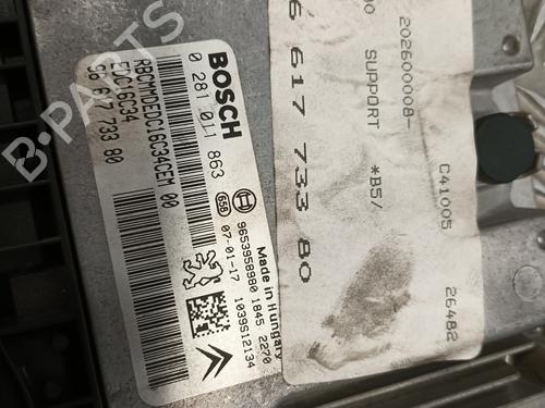 Engine control unit (ECU) CITROËN C4 I (LC_) 1.6 HDi | BP20157565M57 