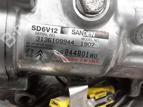 AC compressor PEUGEOT 206+ (2L_, 2M_) 1.4 HDi eco 70 | BP7538267M34 