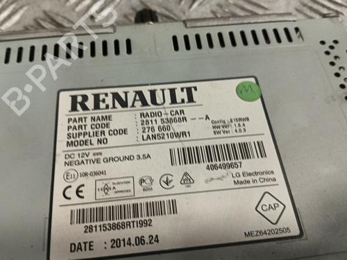 Display monitor RENAULT CLIO IV (BH_) 1.5 dCi 75 | BP31117130C48