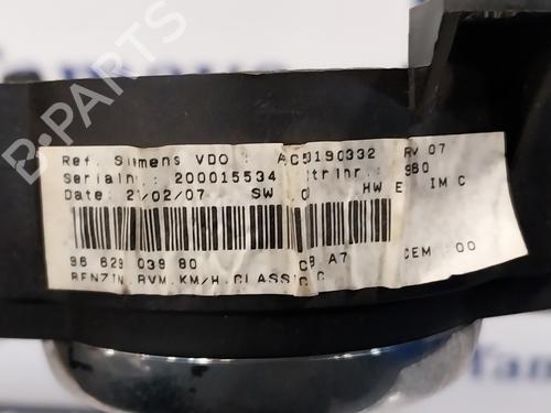 Instrument cluster PEUGEOT 207 CC (WD_)  | BP22622516C47 