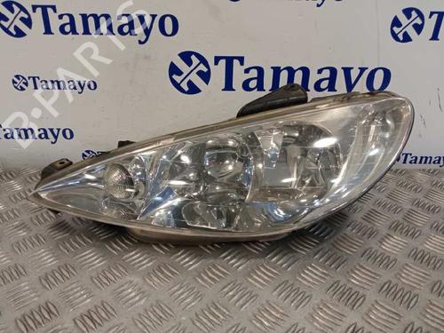 Used Left headlight PEUGEOT 206 Hatchback (2A/C) 2.0 HDI 90 (90 hp) 24978726