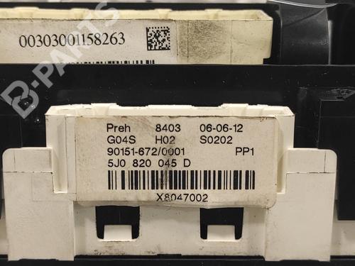 Climate control SKODA FABIA II (542) 1.6 TDI | BP11328925I5 