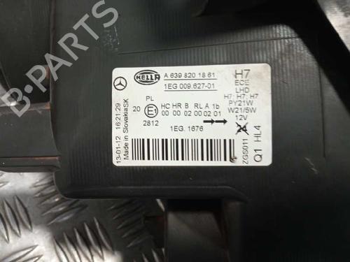 Left headlight MERCEDES-BENZ VITO / MIXTO Van (W639)  | BP27204833C28 
