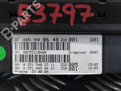 Instrument cluster MERCEDES-BENZ M-CLASS (W164)  | BP10405358C47 