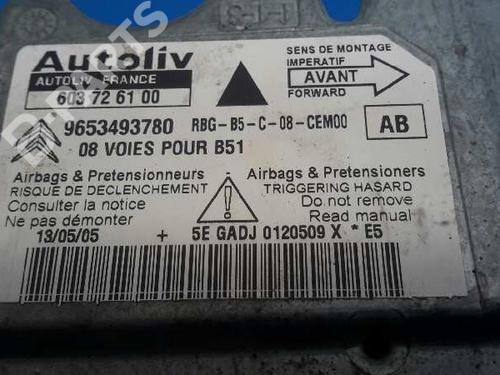 ECU airbags CITROËN C4 I (LC_) 1.6 HDi | BP5860726M53 