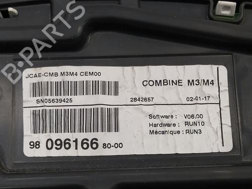 Instrument cluster CITROËN C-ELYSEE (DD_) 1.6 BlueHDi 100 | BP12260915C47 