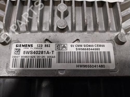 Engine control unit (ECU) PEUGEOT 307 SW (3H) 2.0 HDi 135 | BP16273406M57 