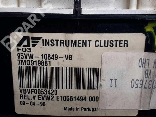 Instrument cluster VW SHARAN (7M8, 7M9, 7M6)  | BP9552646C47 