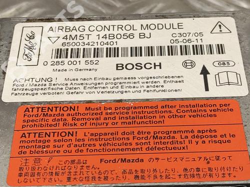 Kollisjonspute styreenhet FORD FOCUS II (DA_, HCP, DP) 2.0 TDCi | BP12097912M53 