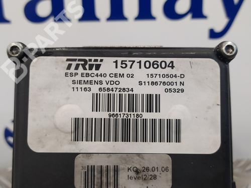 ABS pump PEUGEOT 407 (6D_) 1.6 HDi 110 (6D9HZC, 6D9HYC) | BP11233637M43 