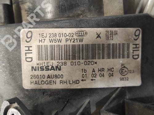 Right headlight NISSAN PRIMERA Hatchback (P12) 1.9 dCi | BP10411023C29 