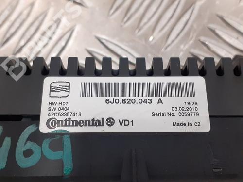 Climate control SEAT IBIZA IV (6J5, 6P1)  | BP7821222I5 