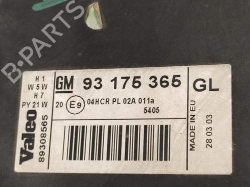 Right headlight OPEL MERIVA A MPV (X03) 1.6 16V (E75) | BP13552576C29 