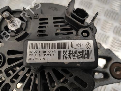 Alternator DACIA DUSTER (HS_) 1.5 dCi (HSAJ) | BP17741095M7 
