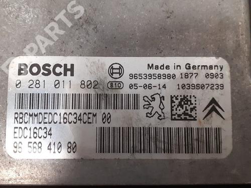 Engine control unit (ECU) CITROËN XSARA PICASSO (N68) 1.6 HDi | BP8272746M57 