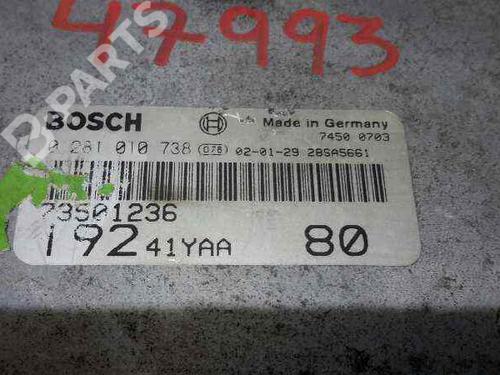 Engine control unit (ECU) FIAT STILO (192_) 1.9 D Multijet | BP4931606M57 