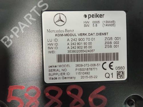 Electronic module MERCEDES-BENZ GLA-CLASS (X156)  | BP27383327M83 