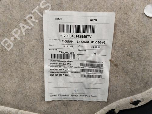 Front right panel VW TIGUAN (5N_) 1.4 TSI 4motion | BP35724525C59  - Image 5