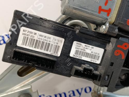 Front left window mechanism RENAULT MEGANE III Hatchback (BZ0/1_, B3_)  | BP17635962C22 