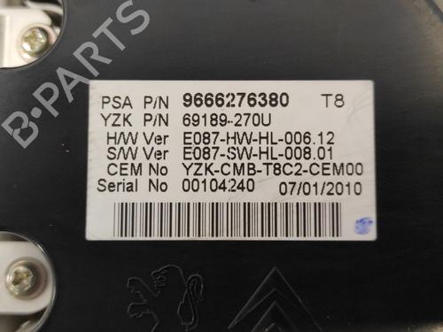 Instrument cluster PEUGEOT 3008 I MPV (0U_) 1.6 HDi | BP13553398C47 