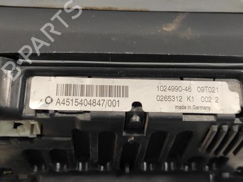 Instrument cluster SMART CITY-COUPE (450) 0.8 CDI (S1CLC1, 450.300, 450.301, 450.302, 450.303,... | BP20208743C47 