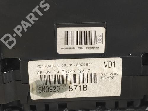 Instrument cluster VW TIGUAN (5N_) 2.0 TDI | BP11234914C47 