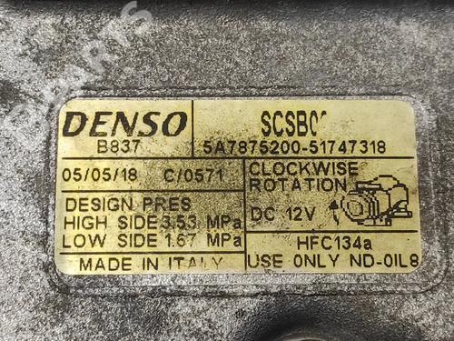 AC compressor LANCIA YPSILON (843_) 1.4 16V (843.AXC11, 843.AXC1B, 843.AXC1A) | BP9369388M34 