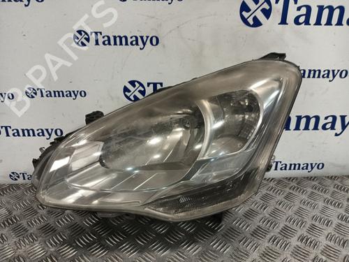 Used Left headlight CITROËN BERLINGO MULTISPACE (B9) 1.6 HDi 90 (90 hp) 31579425
