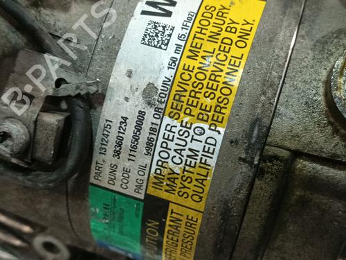 AC compressor OPEL ASTRA H Estate (A04) 1.7 CDTI (L35) | BP32155461M34 