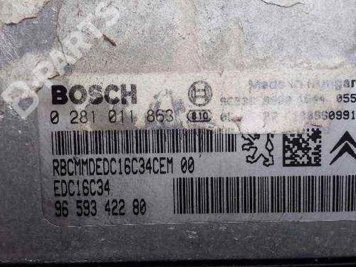 Engine control unit (ECU) CITROËN C4 I (LC_) 1.6 HDi | BP5951654M57 