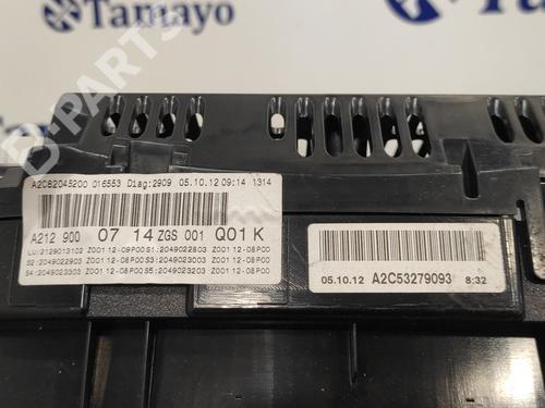 Instrument cluster MERCEDES-BENZ E-CLASS (W212) E 500 4-matic (212.091) | BP10005237C47 