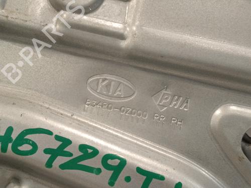 Rear right window mechanism KIA SPORTAGE II (JE_, KM_) 2.0 CRDi | BP16852380C25 