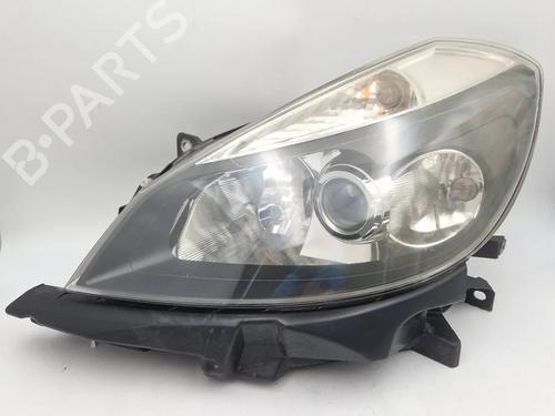 Used Left headlight RENAULT CLIO III (BR0/1, CR0/1) 2.0 16V (BR0C, BR0K, CR0C, CR0K) (139 hp) 30343267