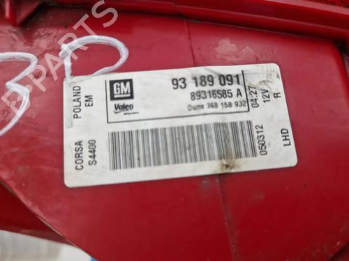Right taillight OPEL CORSA D (S07) 1.0 (L08, L68) | BP30342807C35  - Image 8