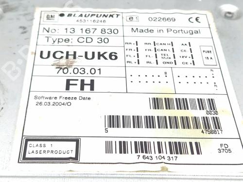 Radio OPEL CORSA C (X01) 1.0 (F08, F68) | BP30344835E6 