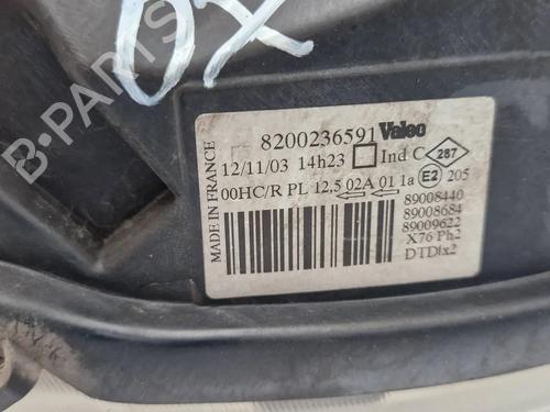 Right headlight RENAULT KANGOO (KC0/1_) 1.5 dCi (KC07) | BP30342951C29 