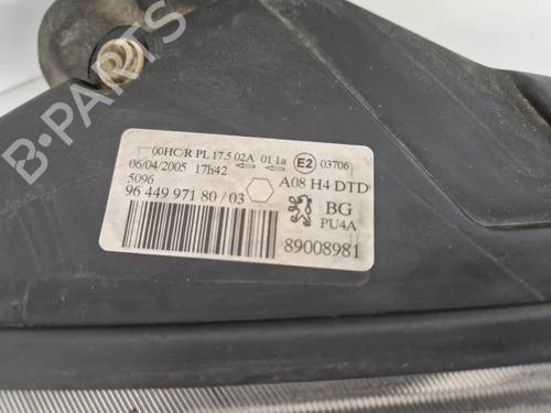 Right headlight PEUGEOT 1007 (KM_) 1.4 HDi | BP30346254C29 