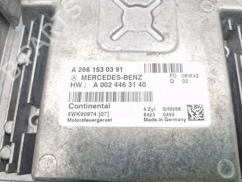 Engine control unit (ECU) MERCEDES-BENZ A-CLASS (W169) A 170 (169.032, 169.332) | BP30346998M57 