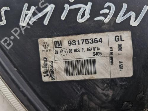 Left headlight OPEL MERIVA A MPV (X03) 1.3 CDTI (E75) | BP30341355C28 