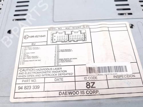 Radio CHEVROLET AVEO / KALOS Hatchback (T250, T255) 1.4 | BP30346468E6 