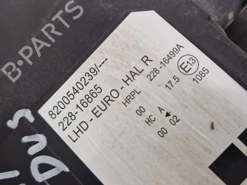 Right headlight RENAULT MODUS / GRAND MODUS (F/JP0_) 1.5 dCi (FP0F, JP0F) | BP30342936C29 