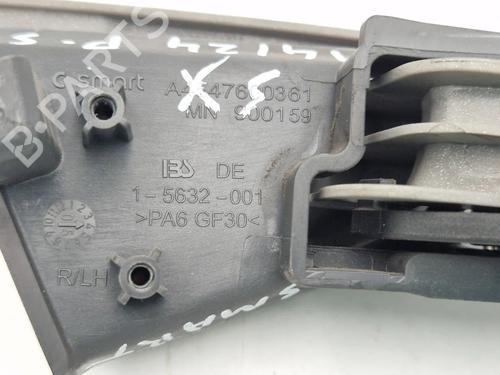 Rear left interior door handle SMART FORFOUR (454) 1.5 CDI (454.001) | BP30343911I15 