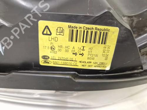 Left headlight FORD FIESTA VI (CB1, CCN) 1.4 | BP30346125C28 